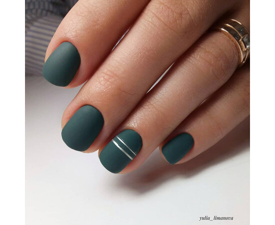 Зображення 3 Гель-лак Komilfo Deluxe Series D154 темний бірюзово-зелений, емаль, 8 мл, Об'єм (мл, г): 8, Колір: 154