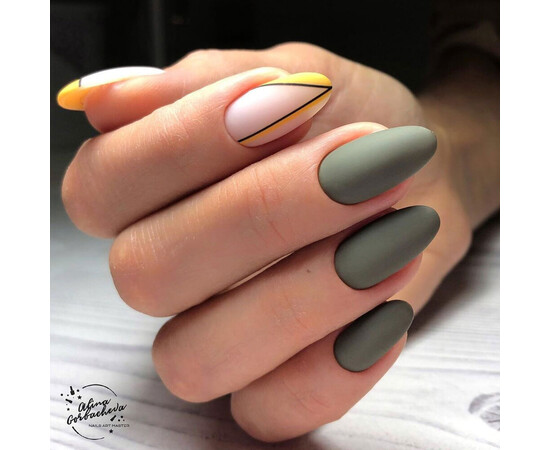 Зображення 4 Гель-лак Komilfo Deluxe Series D158 хакі, емаль, 8 мл, Об'єм (мл, г): 8, Колір: 158