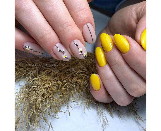 Зображення 4 Гель-лак Komilfo Deluxe Series D164 яскраво-жовтий, емаль, 8 мл, Об'єм (мл, г): 8, Колір: 164