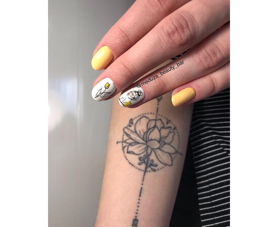 Зображення 5 Гель-лак Komilfo Deluxe Series D167 персиково-жовтий, емаль, 8 мл, Об'єм (мл, г): 8, Колір: 167