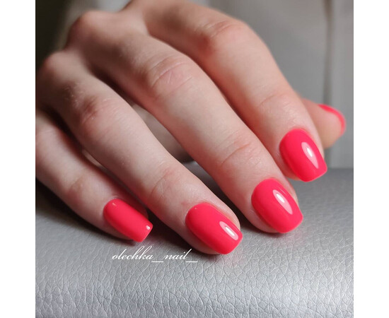 Зображення 4 Гель-лак Komilfo Deluxe Series D172 яскравий насичений помаранчево-кораловий, неоновий, 8 мл, Об'єм (мл, г): 8, Колір: 172