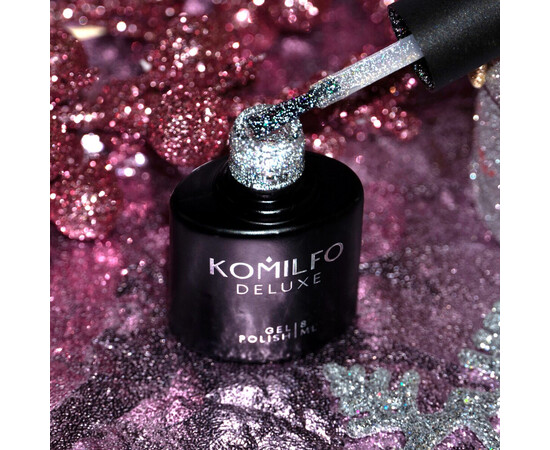 Изображение 3 Топ с блестками без липкого слоя Komilfo No Wipe Christmas Top, 8 мл