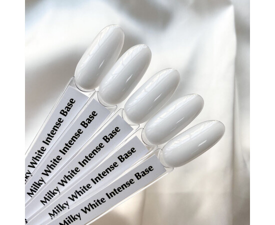 Зображення 2 База для гель-лаку Komilfo Milky White Intense Base, гель-банка 30 мл, Об'єм (мл, г): 30