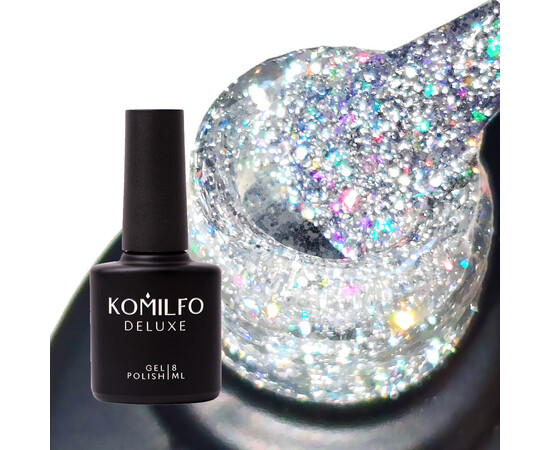 Изображение 2 Топ с блестками без липкого слоя Komilfo No Wipe Christmas Top, 8 мл