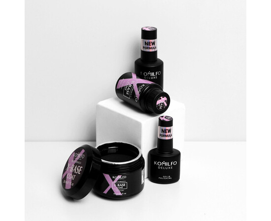 Изображение 6 База для гель-лака Komilfo X-Base Coat New Formula, гель-банка 30 мл, Объем (мл, г): 30