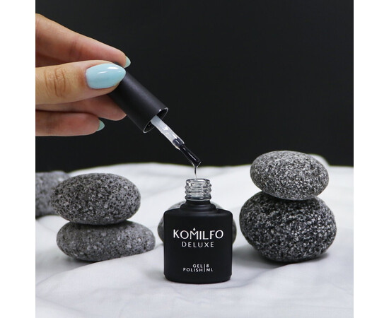 Изображение 2 Топ с УФ фильтрами без липкого слоя Komilfo No Wipe Rubber Top, 8 мл, Объем (мл, г): 8