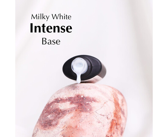 Зображення 2 База для гель-лаку Komilfo Milky White Intense Base, 15 мл, Об'єм (мл, г): 15