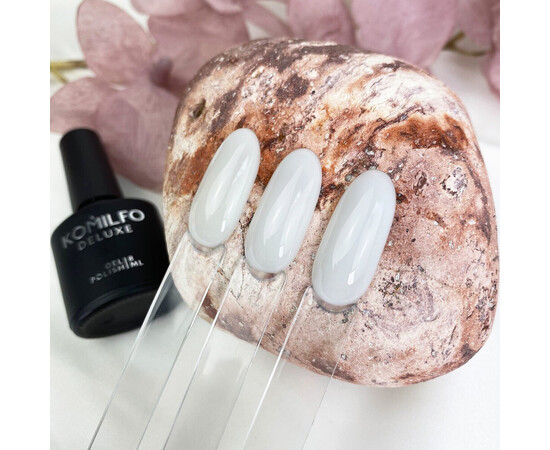 Изображение 4 База для гель-лака Komilfo Milky White Intense Base, 8 мл, Объем (мл, г): 8