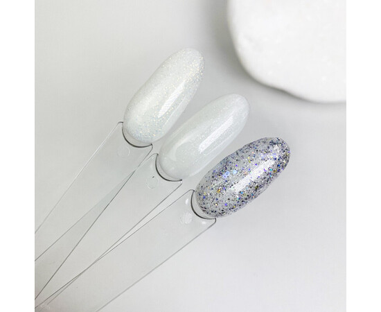 Зображення 3 База для гель-лаку Komilfo Milky White Intense Base, 15 мл, Об'єм (мл, г): 15