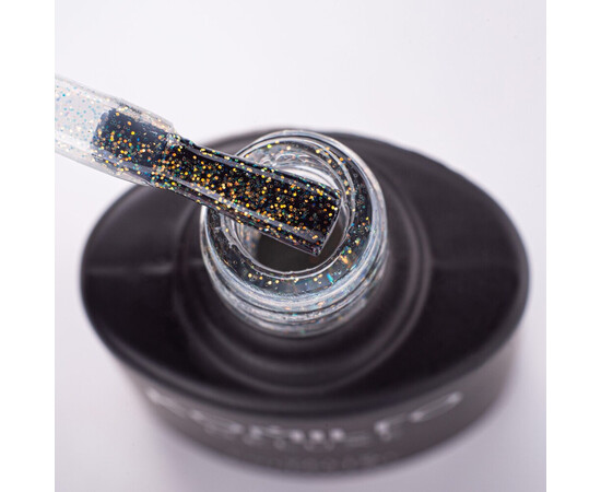 Изображение 2 Гель-лак прозрачный Komilfo Moon Crush 001 золотые блестки, 8 мл, Объем (мл, г): 8, Цвет: 001