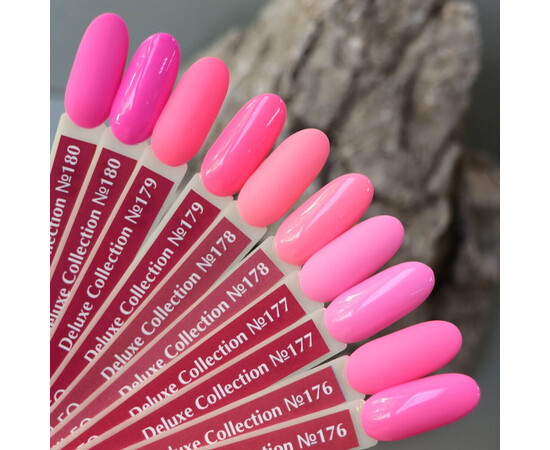 Зображення 3 Гель-лак Komilfo Deluxe Series D179 рожевий барбі, емаль, 8 мл, Об'єм (мл, г): 8, Колір: 179