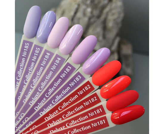 Зображення 3 Гель-лак Komilfo Deluxe Series D185 світло-бузковий, емаль, 8 мл, Об'єм (мл, г): 8, Колір: 185