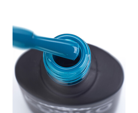 Зображення 2 Гель-лак Komilfo Deluxe Series D219 приглушений бірюзово-синій, емаль, 8 мл, Об'єм (мл, г): 8, Колір: 219