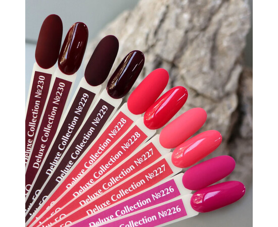 Зображення 2 Гель-лак Komilfo Deluxe Series D227 рожево-кораловий, емаль, 8 мл, Об'єм (мл, г): 8, Колір: 227