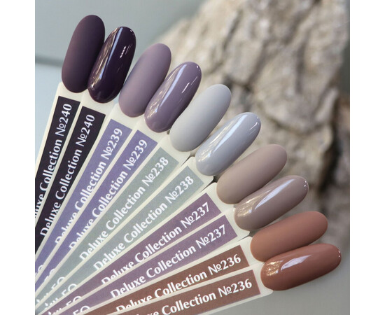 Зображення 2 Гель-лак Komilfo Deluxe Series D238 трохи блакитно-сірий, емаль, 8 мл, Об'єм (мл, г): 8, Колір: 238