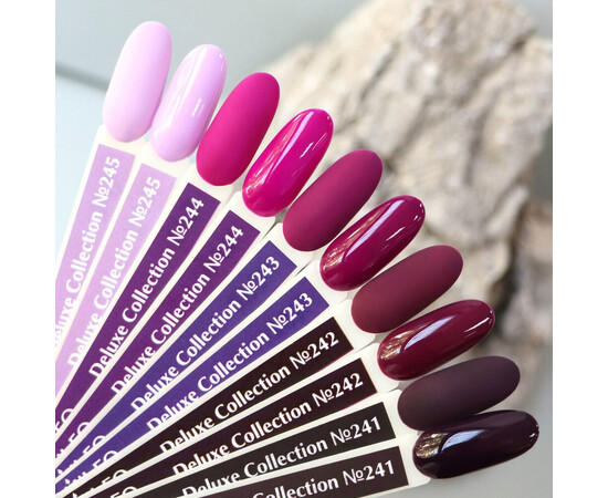 Зображення 3 Гель-лак Komilfo Deluxe Series D242 класична марсала, емаль, 8 мл, Об'єм (мл, г): 8, Колір: 242