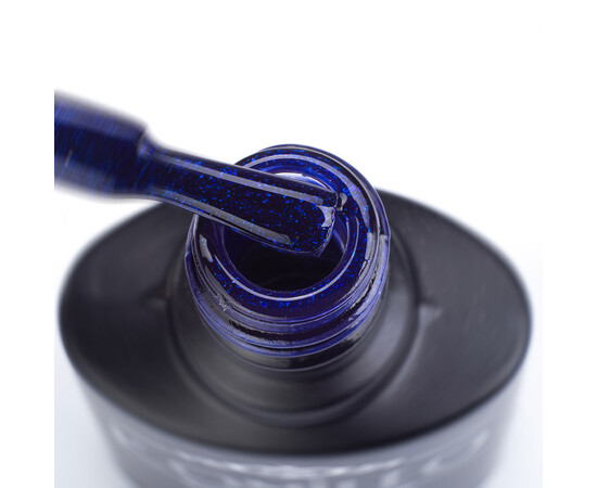 Зображення 2 Гель-лак Komilfo Deluxe Series D252 темно-синій, мікроблиск, 8 мл, Об'єм (мл, г): 8, Колір: 252