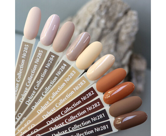 Зображення 3 Гель-лак Komilfo Deluxe Series D285 світлий фундук, емаль, 8 мл, Об'єм (мл, г): 8, Колір: 285