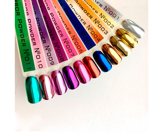 Зображення 2 Втирака для нігтів Komilfo Mirror Powder 002 золото, 0.5 г, Об'єм (мл, г): 0.5, Колір: 002