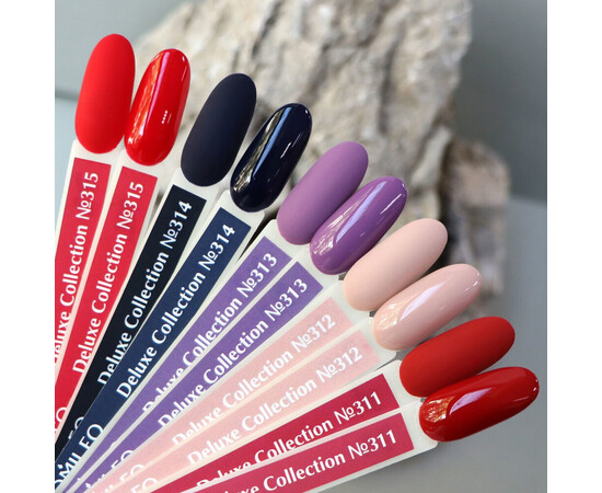 Зображення 6 Гель-лак Komilfo Deluxe Series D312 морозний серпанок, емаль, 8 мл, Об'єм (мл, г): 8, Колір: 312