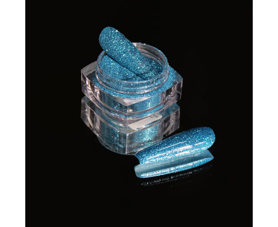 Зображення 2 Блискітки Komilfo Solvent Resistance Series 410, розмір 0.1 мм, 2.5 г, Колір: 410