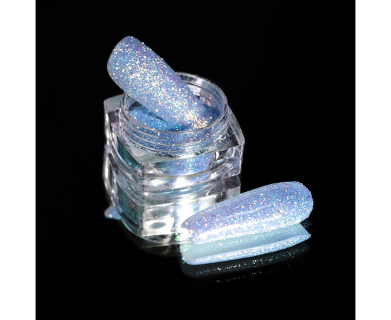 Зображення 2 Блискітки Komilfo Super Rainbow Series 606, розмір 0.2 мм, 2.5 г, Колір: 606