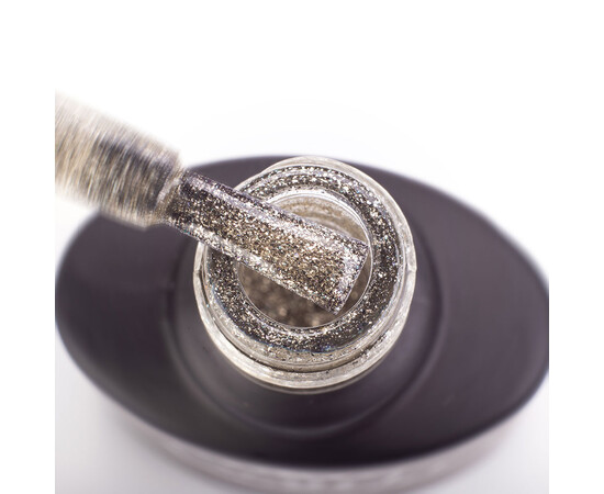 Зображення 2 Гель-лак Komilfo DeLuxe Series G010 насичений золотий мікроблиск, 8 мл, Об'єм (мл, г): 8, Колір: 010