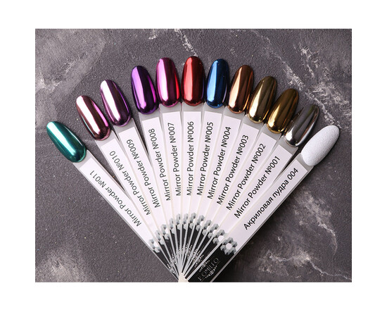 Зображення 4 Втирака для нігтів Komilfo Mirror Powder 003 сусальне золото, 0.5 г, Об'єм (мл, г): 0.5, Колір: 003