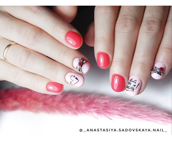 Зображення 5 Гель-лак Komilfo Deluxe Series D178 рожево-персиковий, неоновий, емаль, 8 мл, Об'єм (мл, г): 8, Колір: 178