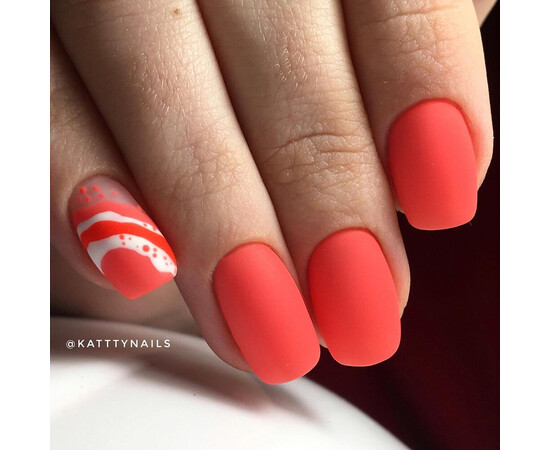 Зображення 4 Гель-лак Komilfo Deluxe Series D182 яскравий кораловий, неоновий, 8 мл, Об'єм (мл, г): 8, Колір: 182