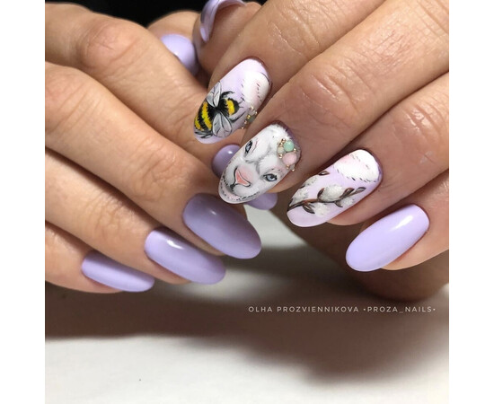 Зображення 5 Гель-лак Komilfo Deluxe Series D186 дуже світло-бузковий, емаль, 8 мл, Об'єм (мл, г): 8, Колір: 186