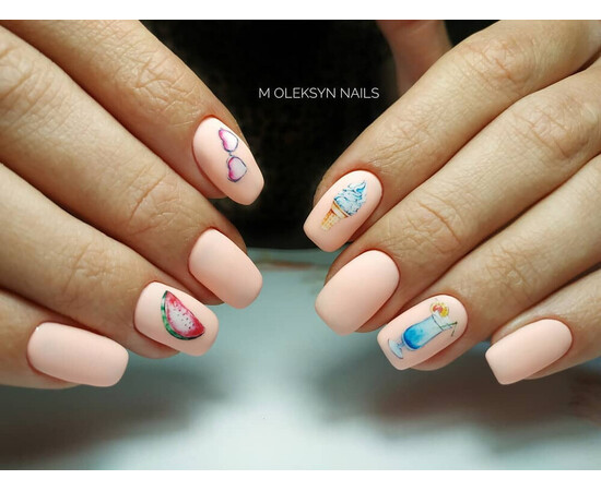 Зображення 5 Гель-лак Komilfo Deluxe Series D189 світлий рожево-персиковий, неоновий, емаль, 8 мл, Об'єм (мл, г): 8, Колір: 189