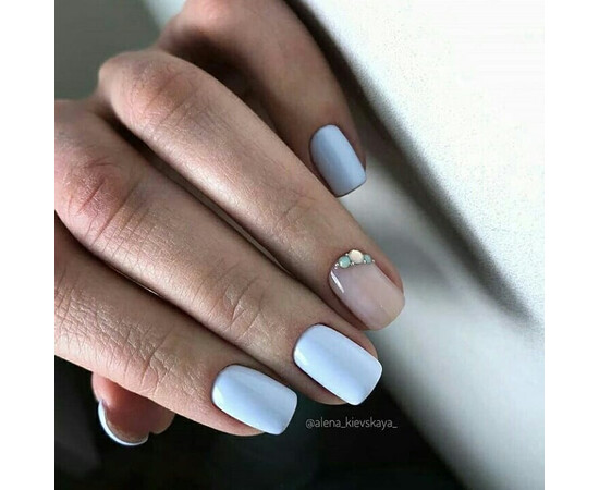 Зображення 6 Гель-лак Komilfo Deluxe Series D195 пастельно-блакитний, емаль, 8 мл, Об'єм (мл, г): 8, Колір: 195