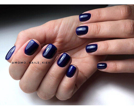 Зображення 4 Гель-лак Komilfo Deluxe Series D220 темно-синій, емаль, 8 мл, Об'єм (мл, г): 8, Колір: 220