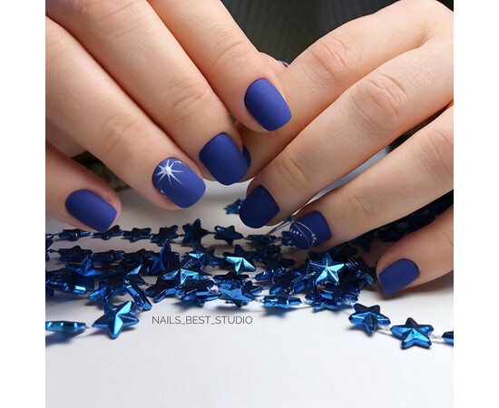 Зображення 4 Гель-лак Komilfo Deluxe Series D221 джинсовий синій, емаль, 8 мл, Об'єм (мл, г): 8, Колір: 221