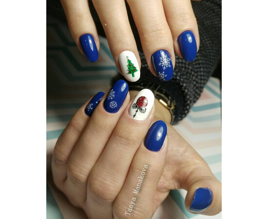 Зображення 5 Гель-лак Komilfo Deluxe Series D221 джинсовий синій, емаль, 8 мл, Об'єм (мл, г): 8, Колір: 221