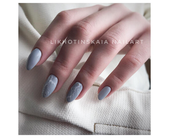 Зображення 4 Гель-лак Komilfo Deluxe Series D238 трохи блакитно-сірий, емаль, 8 мл, Об'єм (мл, г): 8, Колір: 238