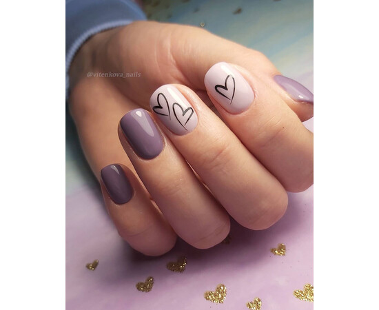 Зображення 5 Гель-лак Komilfo Deluxe Series D239 димчасто-ліловий, емаль, 8 мл, Об'єм (мл, г): 8, Колір: 239