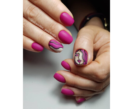 Зображення 5 Гель-лак Komilfo Deluxe Series D244 фуксія, емаль, 8 мл, Об'єм (мл, г): 8, Колір: 244