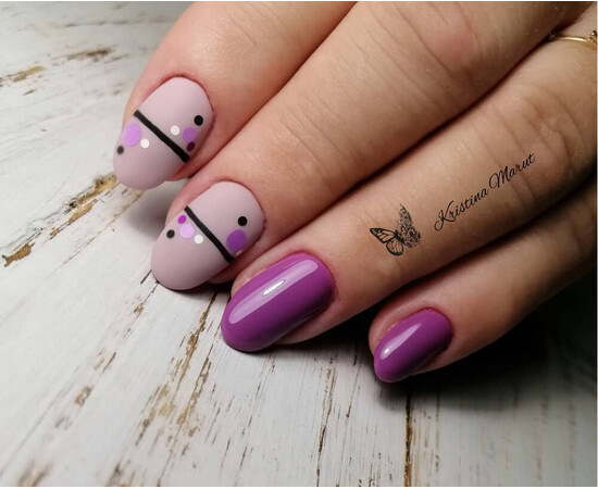 Зображення 3 Гель-лак Komilfo Deluxe Series D248 темний приглушено-ліловий, емаль, 8 мл, Об'єм (мл, г): 8, Колір: 248