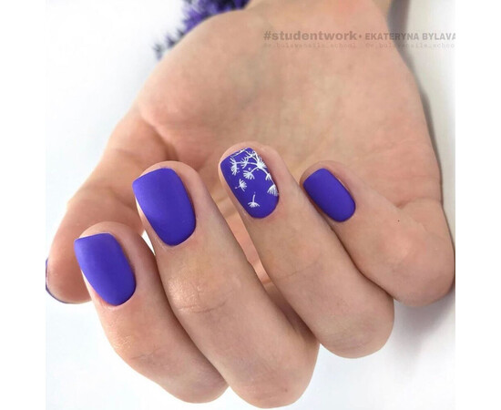 Зображення 5 Гель-лак Komilfo Deluxe Series D253 насичений синій, емаль, 8 мл, Об'єм (мл, г): 8, Колір: 253