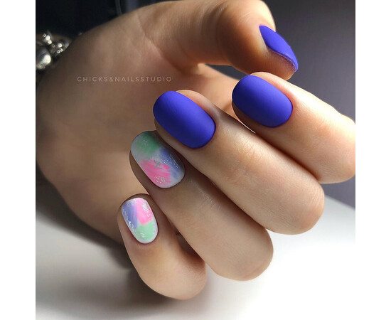 Зображення 3 Гель-лак Komilfo Deluxe Series D254 бузково-синій, емаль, 8 мл, Об'єм (мл, г): 8, Колір: 254