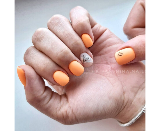 Зображення 4 Гель-лак Komilfo Deluxe Series D257 мандарин, емаль, 8 мл, Об'єм (мл, г): 8, Колір: 257