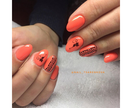 Зображення 4 Гель-лак Komilfo Deluxe Series D259 трохи персиково-оранжевий, емаль, 8 мл, Об'єм (мл, г): 8, Колір: 259