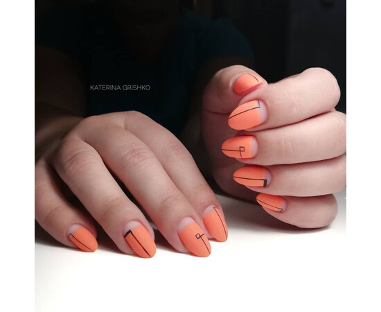 Зображення 4 Гель-лак Komilfo Deluxe Series D260 кислотний помаранчевий, емаль, 8 мл, Об'єм (мл, г): 8, Колір: 260