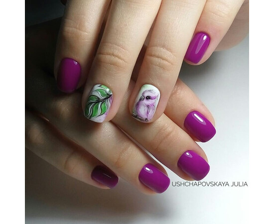 Зображення 5 Гель-лак Komilfo Deluxe Series D265 пурпурна фуксія, емаль, 8 мл, Об'єм (мл, г): 8, Колір: 265