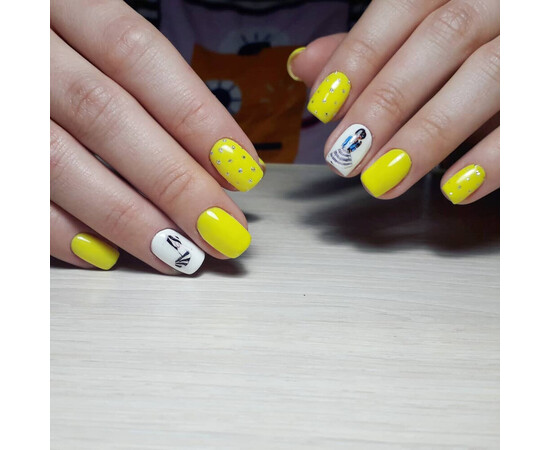 Зображення 4 Гель-лак Komilfo Deluxe Series D269 жовтий, неоновий, емаль, 8 мл, Об'єм (мл, г): 8, Колір: 269