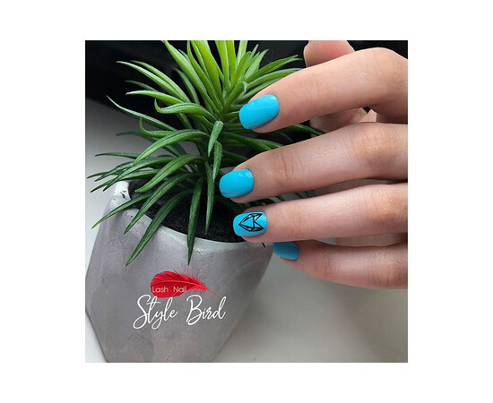 Зображення 5 Гель-лак Komilfo Deluxe Series D270 бірюзово-блакитний, емаль, 8 мл, Об'єм (мл, г): 8, Колір: 270