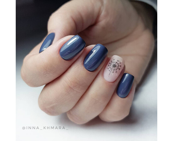 Зображення 5 Гель-лак Komilfo Deluxe Series D294 сіро-синій, емаль, 8 мл, Об'єм (мл, г): 8, Колір: 294