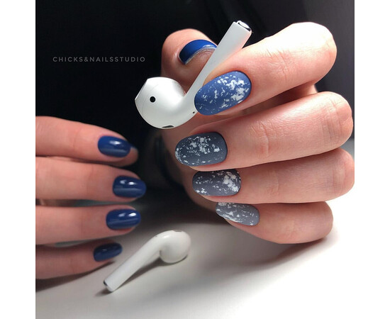 Зображення 5 Гель-лак Komilfo Deluxe Series D296 синій темний, емаль, 8 мл, Об'єм (мл, г): 8, Колір: 296